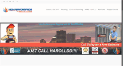 Desktop Screenshot of highperformanceheating.com